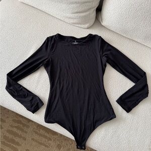 Source Unknown Black Long Sleeve Bodysuit